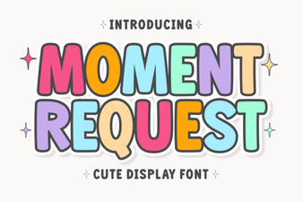 Craft Your Perfect Design with Moment Request Font
