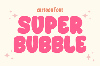 Crafting Unique Text with Super Bubble Font Design