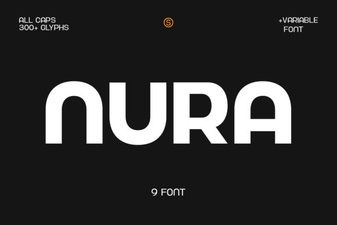Nura Font: Creative Typography for Modern Designs