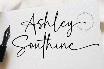 Design with Ashley Southine Font Style