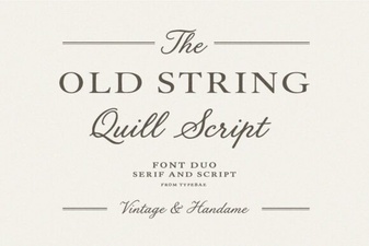 Old String Font Design Ideas & Free Downloads
